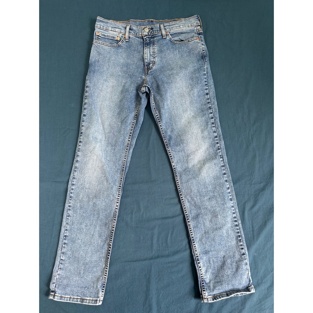 Levis 511 Slim Fit Jeans Mens 32x32 Light Wash Blue Denim Pants
